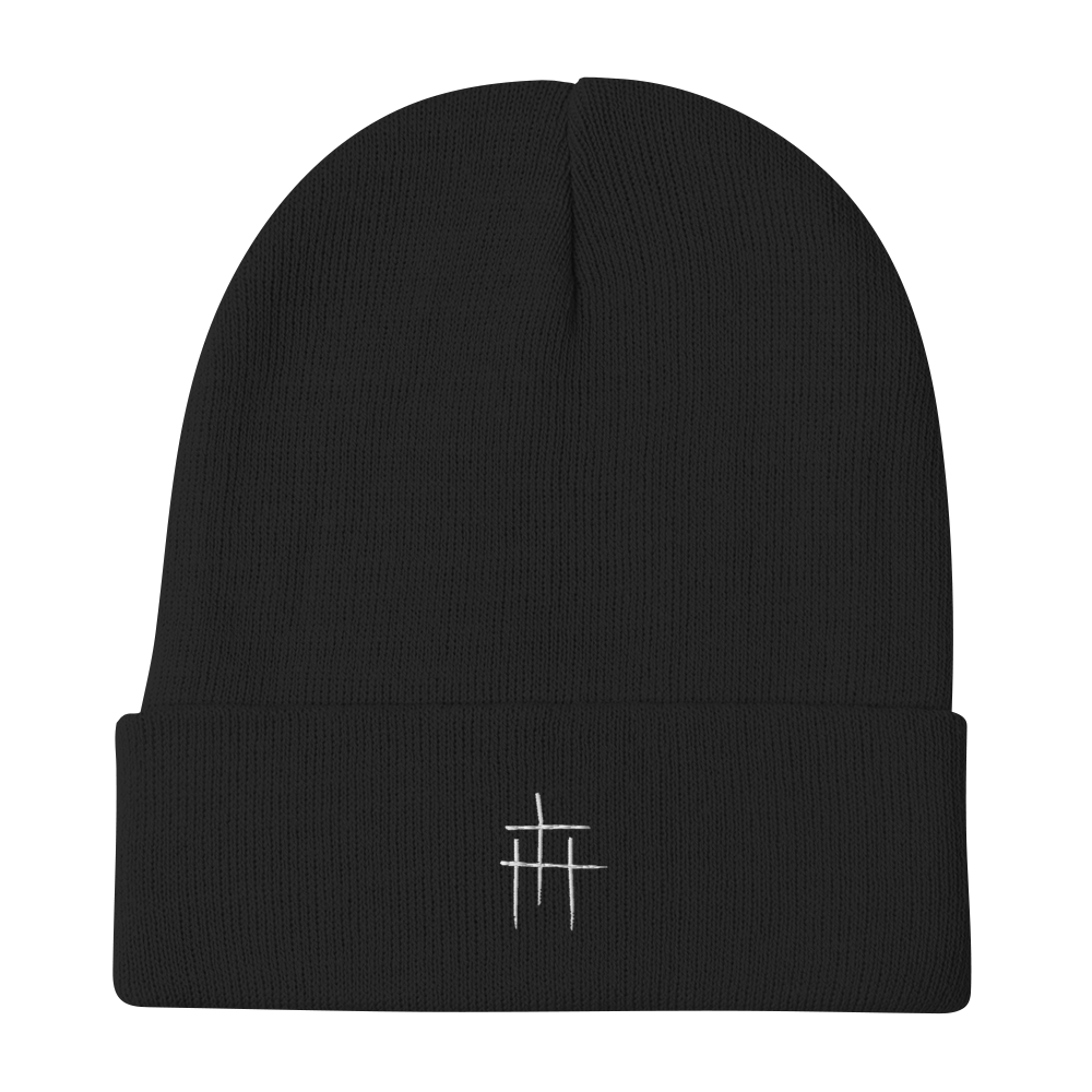 Grimzlee Crosses Embroidered Beanie